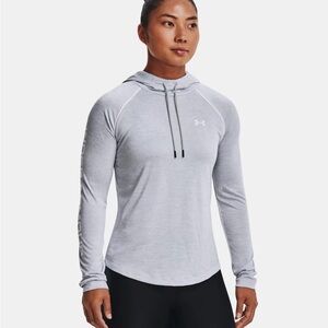 Under Armour Women's Gray Lightweight Long Sleeve Hoodie S